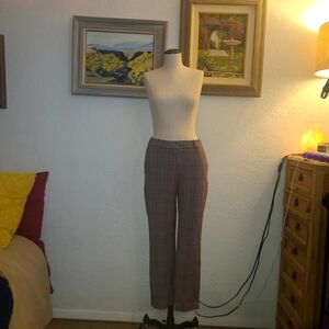 White House Black Market Plaid Ankle Pants